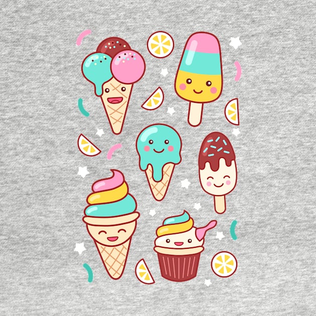 Ice Cream Emoji Mashup #2 by lightsonfire